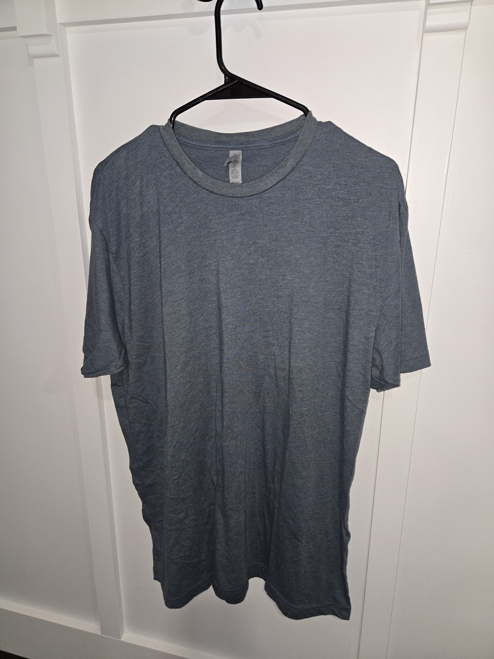 Next Level Apparel Men's Crew Tee in Slate Blue Gray